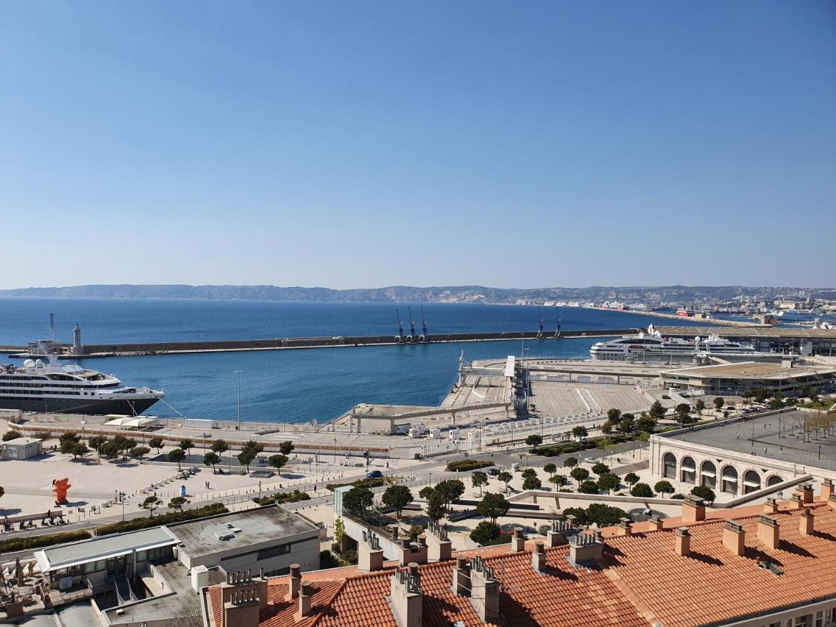 Vieux-Port, Panier, Magnifique Studio Avec Vue Sur Mer Marseille Eksteriør billede
